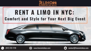 Rent a Limo in NYC Comfort and Style for Your Next Big Event