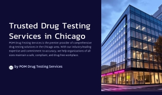 Trusted Drug Testing Services in Chicago