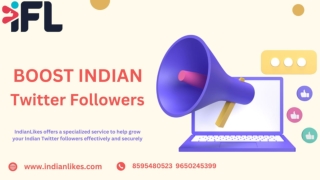 Boost Indian Twitter Followers - IndianLikes