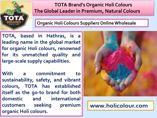 Celebrate Holi the Safe and Eco-Friendly Way, Use Organic holi colours