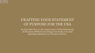 Mastering Your SOP : A Guide for Nepalese Students Applying to US Universities.
