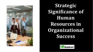 Human Resource Importance