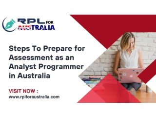 Steps To Prepare for Assessment as an Analyst Programmer in Australia