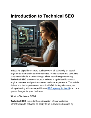 Introduction to Technical SEO