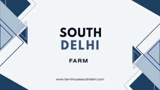Luxurious Amenities Await: Discover South Delhi Farms Today