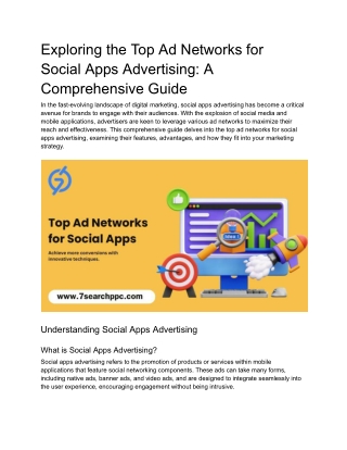 Exploring the Top Ad Networks for Social Apps Advertising_ A Comprehensive Guide