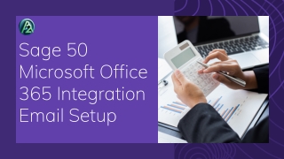 Sage 50 Microsoft Office 365 Integration Email Setup