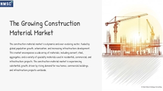 Construction Material Market: Key Trends, Innovations, and Growth Opportunities