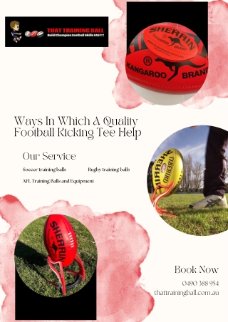 Ways In Which A Quality Football Kicking Tee Help