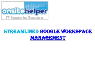 Streamlined Google Workspace Management