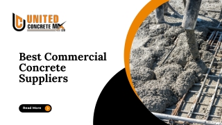 Best Commercial Concrete Suppliers