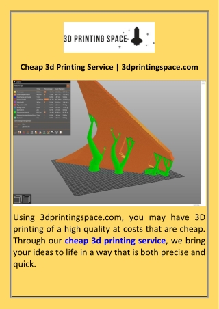 Cheap 3d Printing Service  3dprintingspace.com