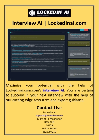 Interview Ai  Lockedinai.com