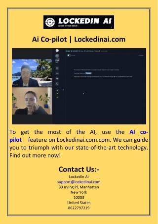 Ai Co-pilot  Lockedinai.com