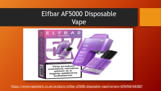 Elfbar AF5000 Disposable Vape