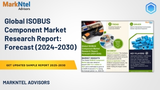 Global ISOBUS Component Market Research Report Forecast (2024-2030)