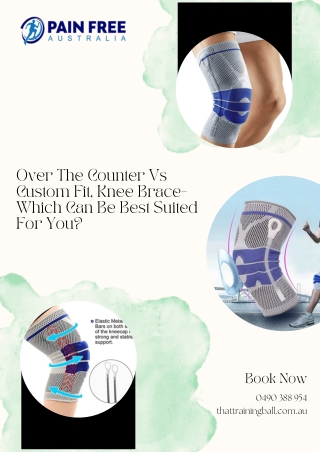 Over The Counter Vs Custom Fit, Knee Brace-Which Can Be Best Suited For You?