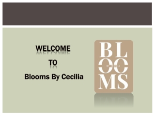 Order Event Flowers Online Melbourne | Blooms By Cecilia