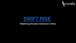 Swift Rise Lift Repair Services: Sustainable Elevator Solutions in Nigeria