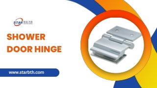 Shower door hinge