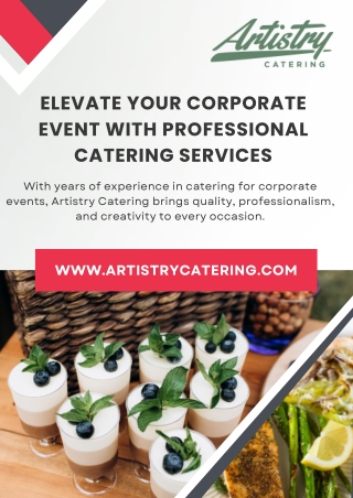 Elevate Your Corporate Event with Professional Catering Services