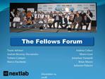 The Fellows Forum