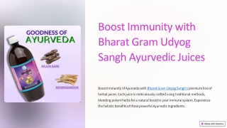 Choose Immunity Booster Juice To Improve Your Immunity