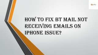 How to Fix BT Mail Not Receiving Emails