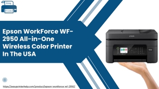 Epson WorkForce WF-2950 All-in-One Wireless Color Printer In The USA