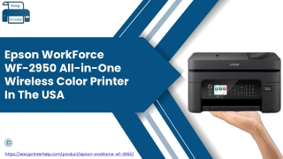 Epson WorkForce WF-2950 All-in-One Wireless Color Printer In The USA