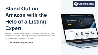 Stand Out on Amazon with the Help of a Listing Expert