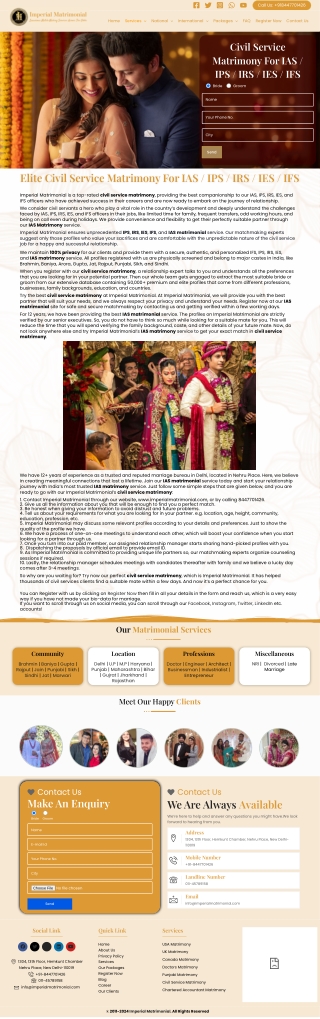 Elite Connections: Discover the Best IAS Matrimony for Distinguished Matches