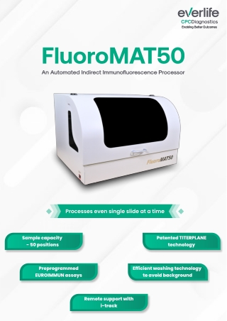 Effortless IFA Processing with EUROIMMUN's Patented Technologies: FluoroMat 50