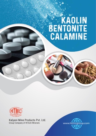 Kaolin, Bentonite, Calamine Data Sheet (2024)