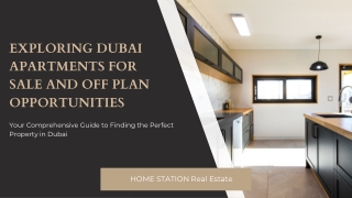 Exploring Dubai Apartments for Sale and Off Plan Opportunities