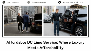 Affordable DC Limo Service Where Luxury Meets Affordability