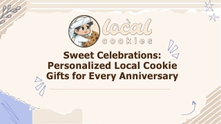Anniversary gift: a personalised gift of delights