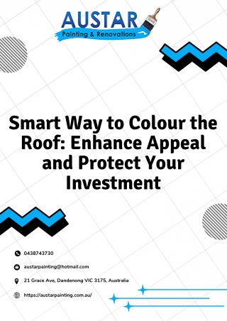 Smart Way to Colour the Roof Enhance Appeal and Protect Your Investment