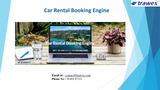Car Rental Booking Engine