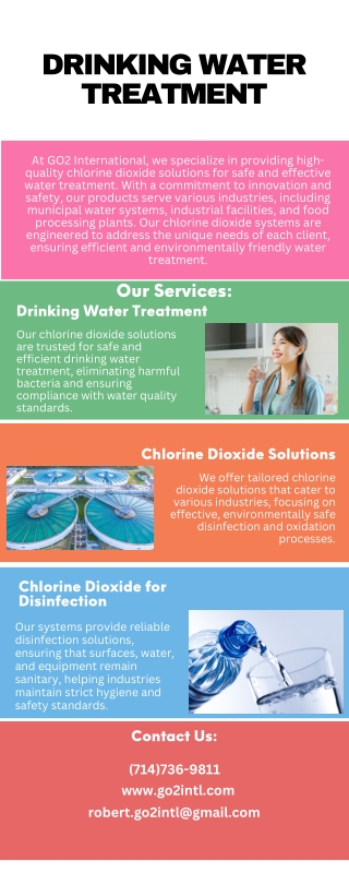 Drinking Water Treatment