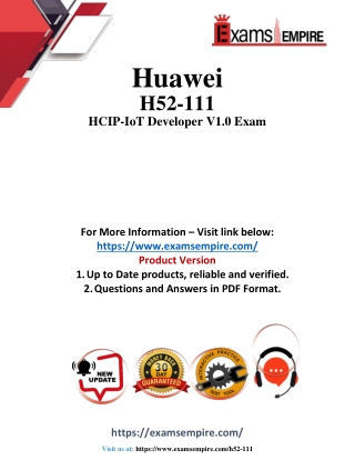 H52-111 Questions and Answers pdf dumps