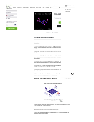 Redispersible Polymer Powder Market
