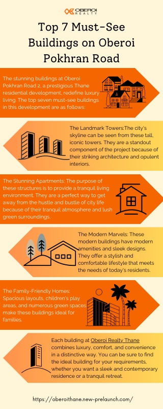 Top 7 Must-See Buildings on Oberoi Pokhran Road
