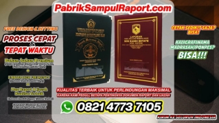 0821-4773-7105 Pembuat Sampul Raport Map Ijazah Anggana