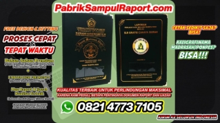 0821-4773-7105 Produsen Sampul Raport Map Ijazah Anjongan