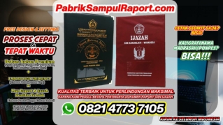 0821-4773-7105 Pabrik Map Raport Sampul Ijazah Arut Selatan