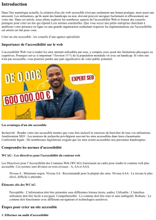 Créer un site accessible : les conseils d’une agence spécialisée