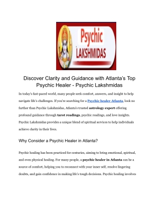 Astrology expert Atlanta