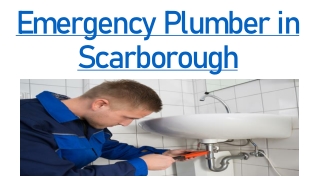 Emergency plumber in Scarborough, Ontario