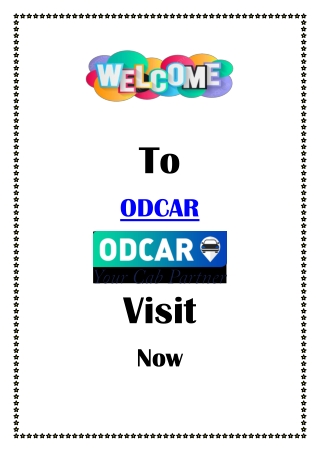 Traveling from Bhubaneswar to Puri-Choose ODCAR for Comfort and Safety